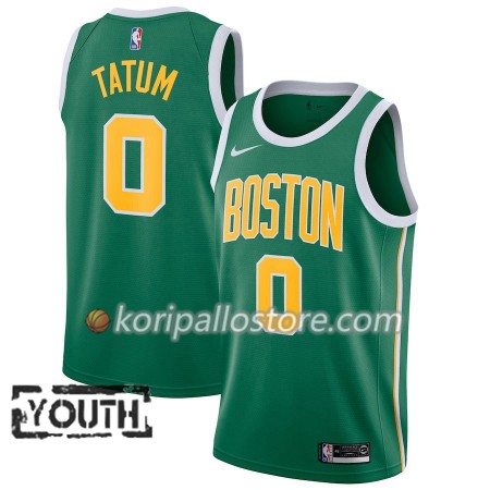 Boston Celtics Jayson Tatum 0 2018-19 Nike Vihreä Lasten Pelipaidat Swingman